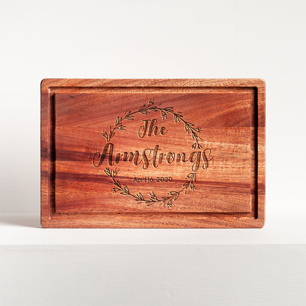 T th Cutting board- Engrave Any Ssa0e, wedding gift persnnaliz5d, Small-largetT offers th Cutting Board3with JuiceaGroove Catcher,tTropicalsCarving